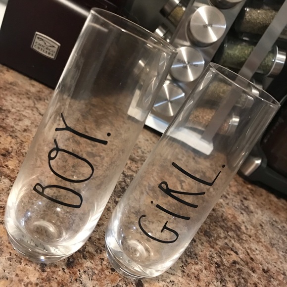 rae dunn Accessories - Brand new stemless champagne glasses!